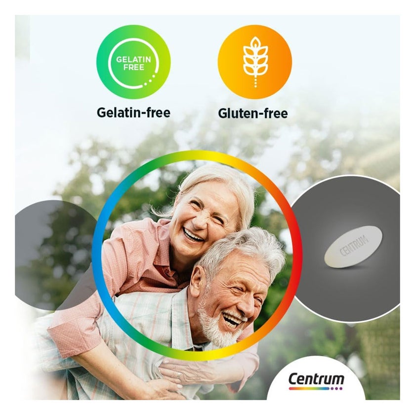 Centrum Silver 50+ Adult Multivitamin Tablets, Pack of 30's