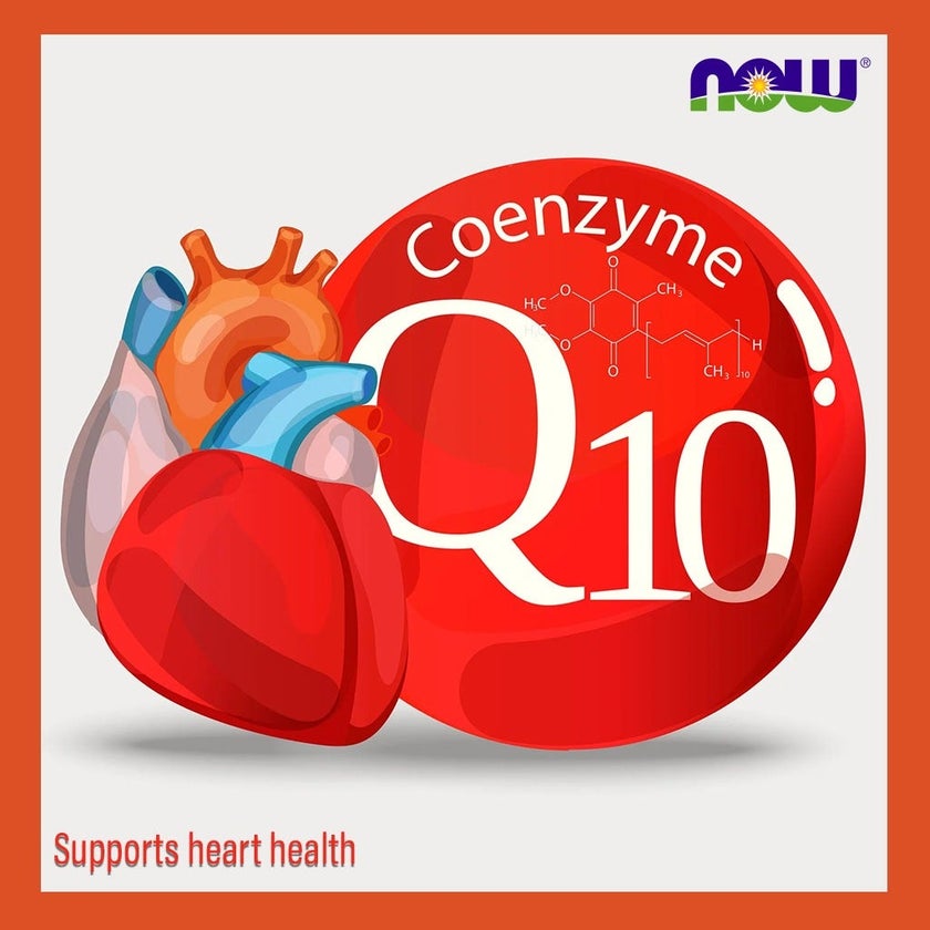 Now CoQ10 100mg Softgels, Pack of 50's