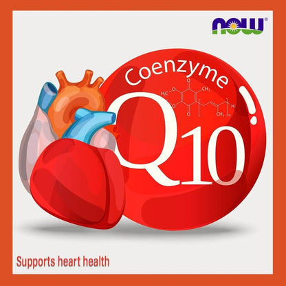 Now CoQ10 100mg Softgels, Pack of 50's