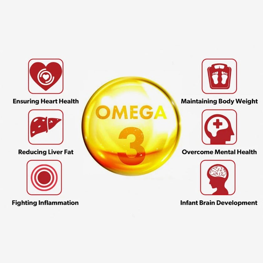 Now Super Omega 3 6 9 Flaxseed Oil, Borage Seed Oil, Fish Oil Supplement Softgels, Pack of 30's