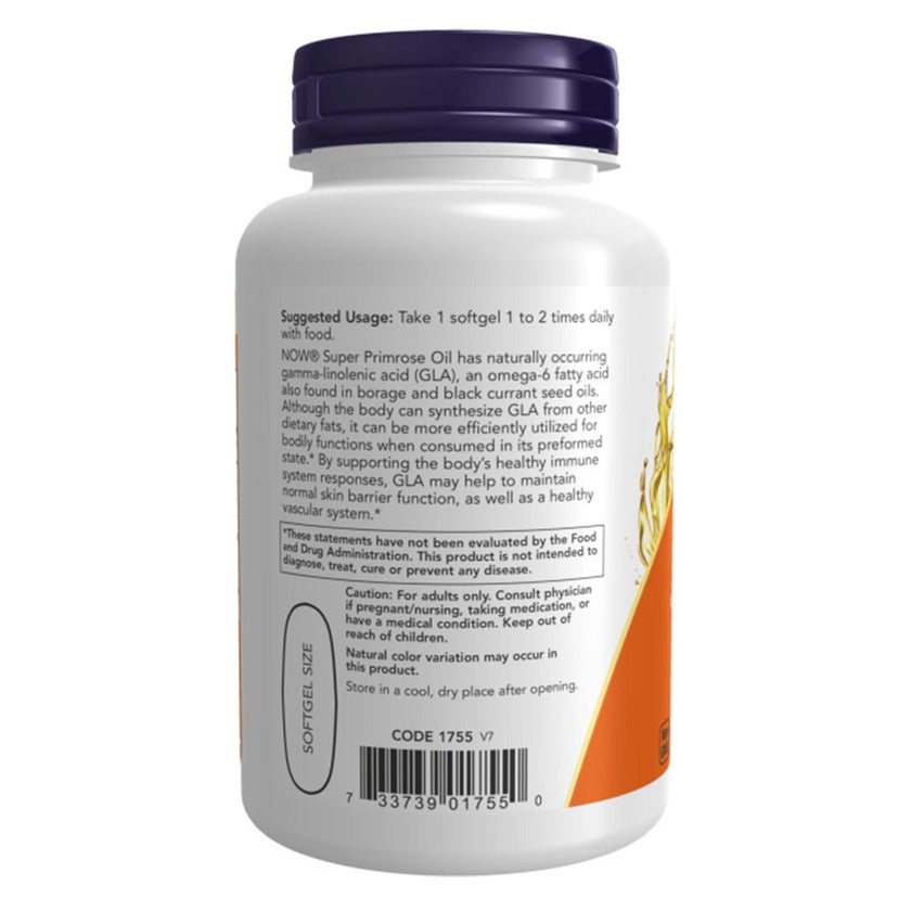 Now Super Primrose 1300mg Softgel For Women's Health, Pack of 60's