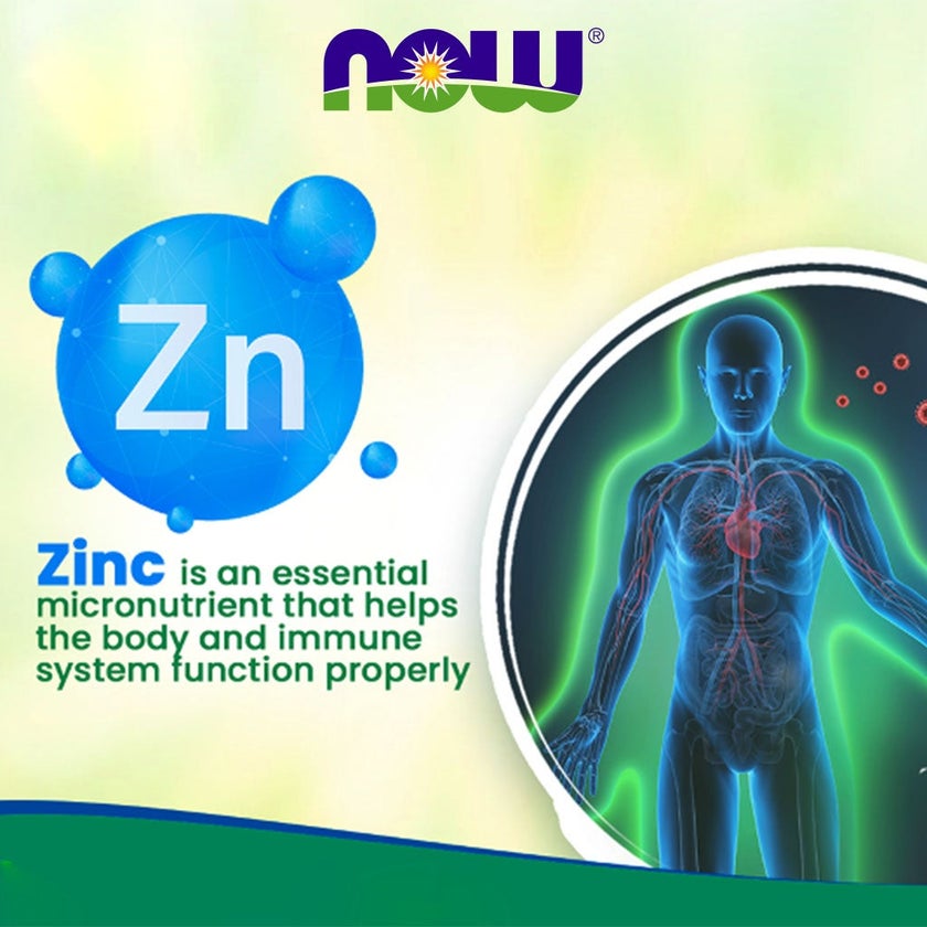 Now Zinc Picolinate 50mg Capsules, Pack of 60's