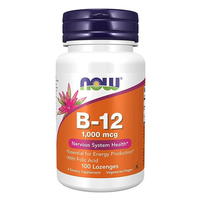 Now B-12 1000mcg Lozenges, Pack of 100's