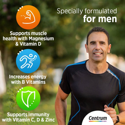 Centrum Men's Multivitamin Supplement Tablets, Pack of 30's