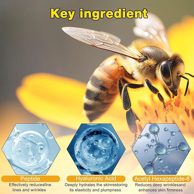 Botox Bee Venom Wrinkle Removal & Firming, Moisturizing, Anti-Aging, Lifting & Recovery for All Skin Type.