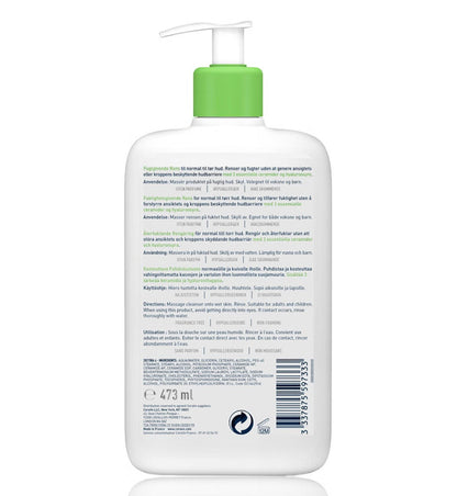 CeraVe Hydrating Fragrance Free Cleanser For Normal To Dry Skin